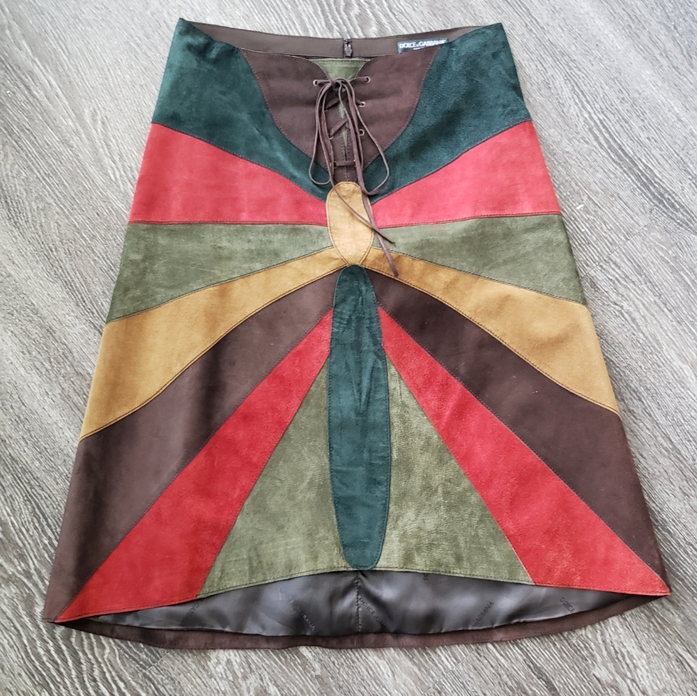 Leather skirt
